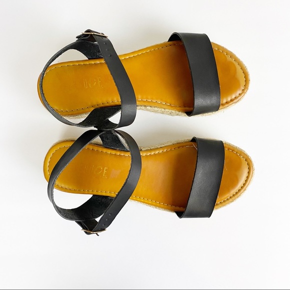 Rouge Helium Platform Sandals Espadrille Sz 8.5 - Picture 9 of 9